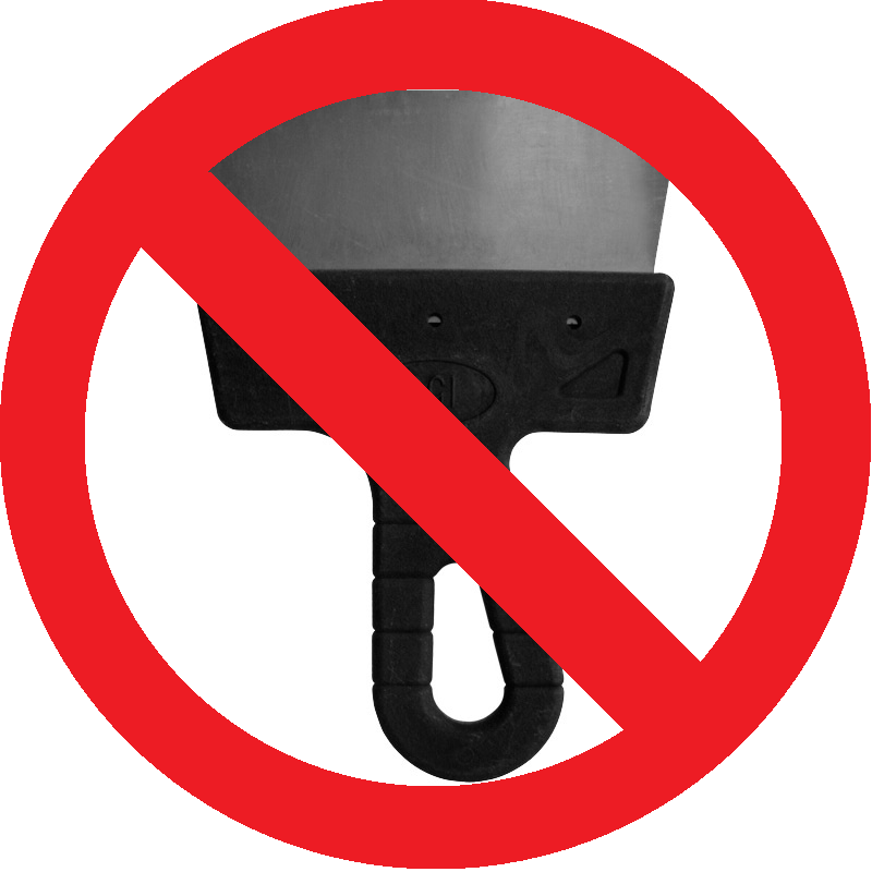 не требуется шпаклевка